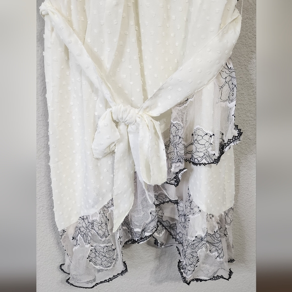 Anthropologie Foxiedox Babette Cold Shoulder Wrap Dress Size large NWT - Picture 4 of 7